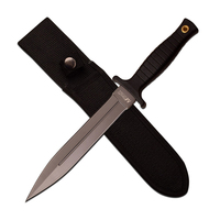 M-Tech USA Grey Titanium Coated Dagger w/ Sheath 285mm (K-MT-20-77GY)