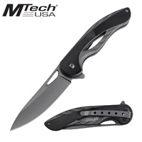 MTech USA Sleak Black Ball Bearing Folding Knife (K-MT-2013BK)