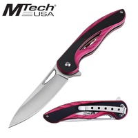 MTech USA Sleak Pink Ball Bearing Folding Knife (K-MT-2013PK)