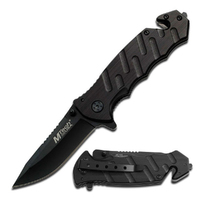 M-Tech USA Glassbreaker with Seatbelt Cutter Knife (K-MT-424BK)