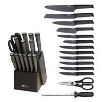 M-Tech USA Kitchen Knife Block Set 15pcs (K-MT-979)