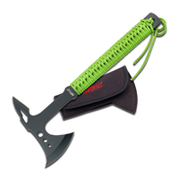 M-Tech USA Axe w/ Green Paracord Wrapped Handle 381mm (K-MT-AXE8G)