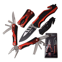 M-Tech USA Red & Black Multi Tool & Pocket Knife (K-MT-PR-006)