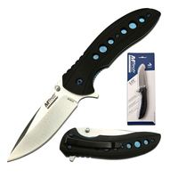 M-Tech USA Evolution Drop Point Folding Knife (K-MTE-FDR010-BK)