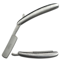 Master USA Silver Folding Razor 139mm Closed Length (K-MU-1014SS)