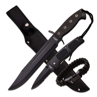 Master USA Black Knife Set w/ Sheath (K-MU-1143BK)