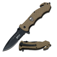 M-Tech USA Xtreme Skull Emergency Services Pocket Knife (K-MX-803TNS)