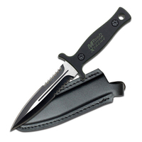 M-Tech USA Xtreme Green Double-Edged Part-Serrated Knife (K-MX-8059GN)