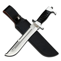 M-Tech USA Xtreme Serrated Spine Fixed Blade Knife w/ Sheath 381mm (K-MX-8099)