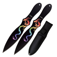 Perfect Point Dragon Throwers 2pcs w/ Sheath 203mm (K-PP-116-2DR)