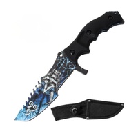 Snake Eye Tactical CSGO Huntsman Stainless Steel Fixed Blade Knife Blue