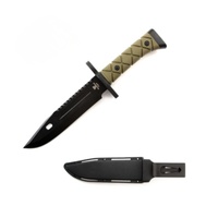 Snake Eye Tactical Stainless Steel Fixed Blade Hunting Knife SE-5128GN