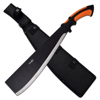Survivor Black & Orange Machete w/ Sheath 508mm (K-SV-MHT001-2)