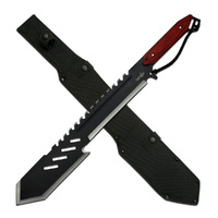 Survivor Wooden Handle Machete incl Nylon Sheath 647mm (K-SV-MHT004BK)