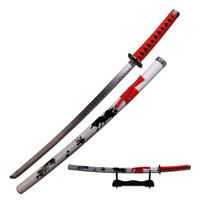 Powa Beam Red Samurai Katana w/ Scabbard (K-SW-79)