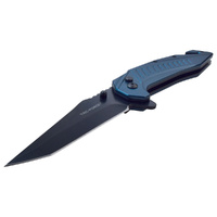 Tac-Force Ball Bearing Blue Safety Stainless Steel Pocket Knife (K-TF-1017BL)