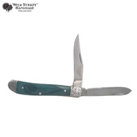 Wild Turkey Green Gentlemans Stainless Steel Dual Blade Knife (K-WT-220DB)