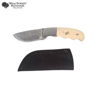 Wild Turkey Bone Handle Stainless Steel Skinner Knife 190mm (K-WT-8015WB)