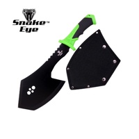 Snake Eye Green Handle Stainless Steel Axe 432mm (K-YML07-BKGN)