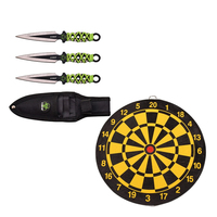Z-Hunter Green Throwing Knife Set 3pcs w/ Sheath (K-ZB-155SET)