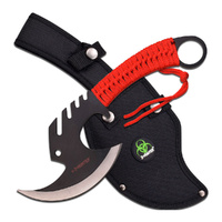 Z-Hunter Red Zombie Axe Red Cord Wrapped Handle 292mm (K-ZB-AXE3R)