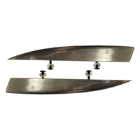 KD Sports Aluminium Wakeboard Fin Pair