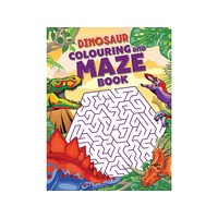 Dinosaur Colouring Maze Book (LAK205913)