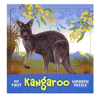 Kangaroo Jigsaw Wooden Puzzle 6 Pieces (LAK210610)