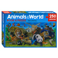 Animals of the World Book & Puzzle 250 Pieces (LAK216643)
