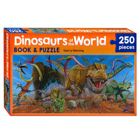 Dinosaurs of the World Book & Puzzle 250 Pieces (LAK216667)
