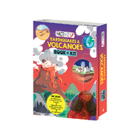 Lake Press Factivity Earthquakes & Volcanoes Book + Kit for Children (LAK222491)