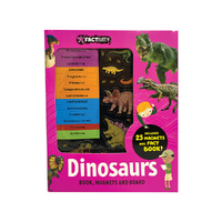 Lake Press Factivity Dinosaurs Book Magnets & Board for Children (LAK227533)