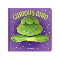 Lake Press Curious Dino Hand Puppet Childrens Book (LAK229803)