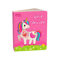 Lake Press Look Inside Belle the Unicorn Childrens Book (LAK232735)