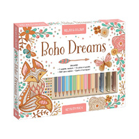 Lake Press Relax & Colour Boho Dreams Activity Pack (LAK234418)