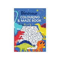 Lake Press Dinosaur Colouring & Maze Book for Children (LAK235675)