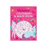 Lake Press Unicorn Colouring & Maze Book for Children (LAK235705)