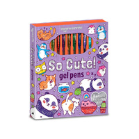 Lake Press Markerific So Cute! Gel Pens & Colouring Pad (LAK238331)