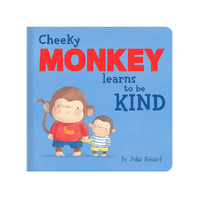 Lake Press Cheeky Monkey Learns to be Kind Lift-the-Flap Board Book (LAK239611)