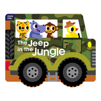 Lake Press The Jeep in the Jungle Mini-Me Shaped Board Book (LAK240464)