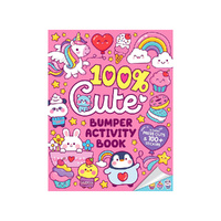 Lake Press 100% Cute Bumper Activity Book for Kids (LAK241812)