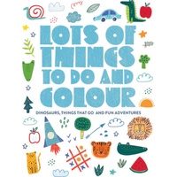 Lake Press Lots of Things To Do & Colour Activity Book Blue