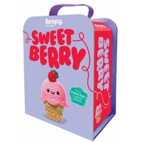 Loopy Crochet Book & Kit: Sweet Berry + Charm Ring & Scented Stickers