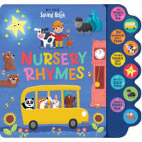 Lake Press My First Sound Book Nursery Rhymes 10-Button for Kids Ages 3+