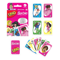 Uno Barbie Card Game for Kids & Family 2-10 Players Ages 7+ Years