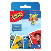 Uno Disney Toy Story 5 Card Game incl 112x Cards 2-10 Players Ages 7+