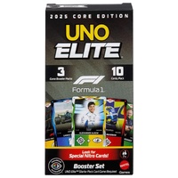 Uno Elite Formula 1 Racing 2025 Core Edition Booster Set Card Game