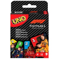 Uno Formula 1 Racing Edition Fun Card Game 2-10 Players Ages 7+