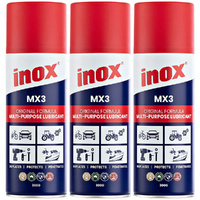 3 Pack Inox MX3 Multi-Purpose Lubricant Aerosol Spray 300g