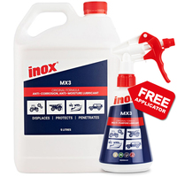 Inox MX3 Original Formula Lubricant Spray 5L + Free Applicator (MG-44205)
